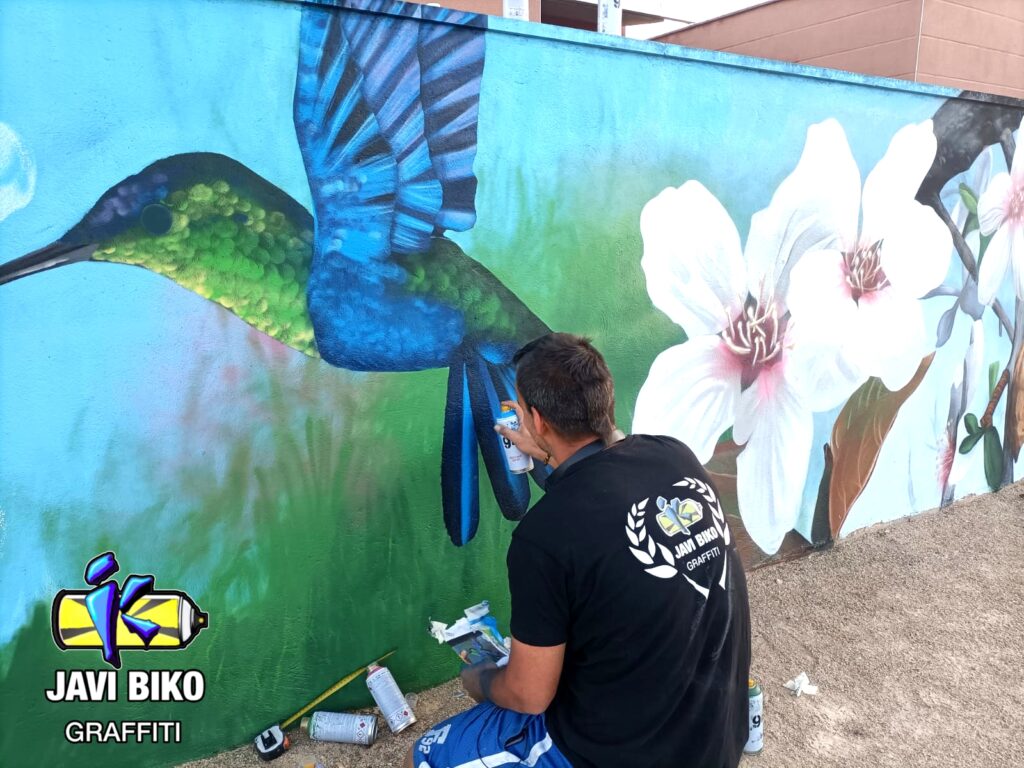 Graffiti Albacete Javi Biko solo spray