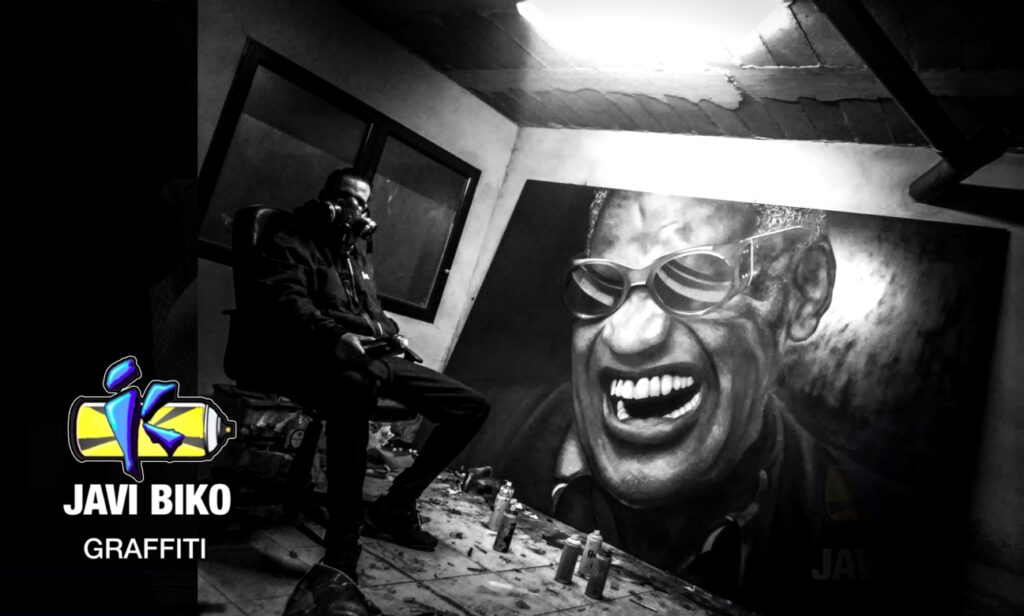 Graffiti Albacete Javi Biko spray